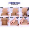Mailer Box (Kraft) 4 x 4 x 1 Inch