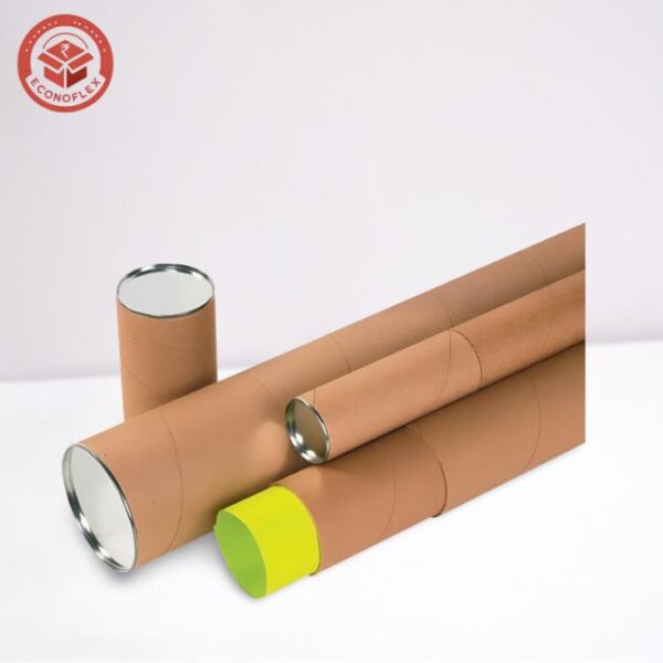mailing_tube_kraft5 Kraft Mailing Tubes with Caps 6 x 2.5 Inch