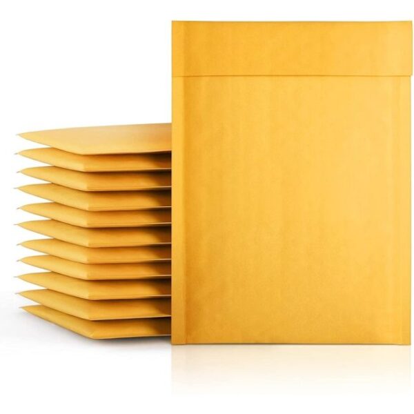 upack_jiffy Bubble Mailers (Gold) 4.5 X 9.5 Inch