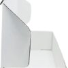 MALANI STORES 3Ply Corrugated Box/Shipping Boxes/Packaging Boxes 7X4X2 inch selflock white corrugated 3ply box_Pack of -25