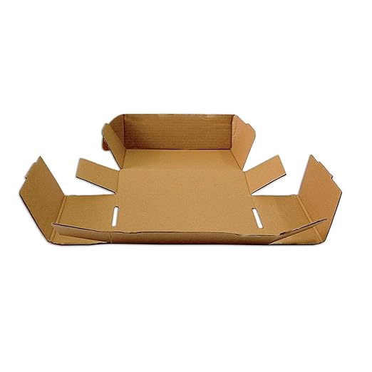 JIA INDUSTRIES size:7 x 4 x 2 Inch,3 Ply Brown Flap,Self Locking Corrugated Box For Sturdy and Secure Shipping,Moving, Courier,Gifting and Multipurpose Use (Pack of 100, Brown)