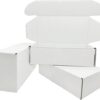 MALANI STORES 3Ply Corrugated Box/Shipping Boxes/Packaging Boxes 7X4X2 inch selflock white corrugated 3ply box_Pack of -25