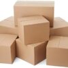 SECUREMENT® 3 Ply Corrugated Box for packing for Secure Shipping, Moving, Courier & Goods Transportation - 7 x 4 x 2 inches (100 Boxes)
