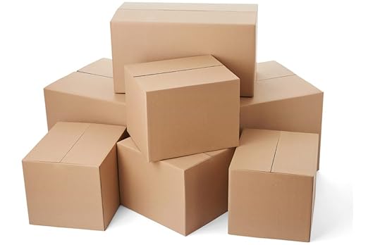 51ibE5PdexL._SX522_ SECUREMENT® 3 Ply Corrugated Box for packing for Secure Shipping, Moving, Courier & Goods Transportation - 7 x 4 x 2 inches (100 Boxes)