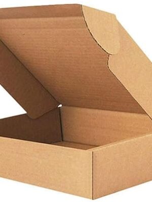 JIA INDUSTRIES size:7 x 4 x 2 Inch,3 Ply Brown Flap,Self Locking Corrugated Box For Sturdy and Secure Shipping,Moving, Courier,Gifting and Multipurpose Use (Pack of 100, Brown)