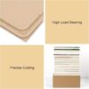 SECUREMENT® 3 Ply Corrugated Box for packing for Secure Shipping, Moving, Courier & Goods Transportation - 7 x 4 x 2 inches (100 Boxes)
