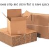 Powerlon® 3 Ply Brown Corrugated Cardboard Box_Packing box Size: 7X4X2 Length 7 inch Width 4 inch Height 2 inch Shipping box Courier Box (Pack of 10)