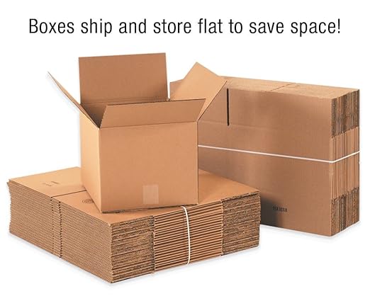 Powerlon® 3 Ply Brown Corrugated Cardboard Box_Packing box Size: 7X4X2 Length 7 inch Width 4 inch Height 2 inch Shipping box Courier Box (Pack of 10)