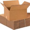 SECUREMENT® 3 Ply Corrugated Box for packing for Secure Shipping, Moving, Courier & Goods Transportation - 7 x 4 x 2 inches (100 Boxes)